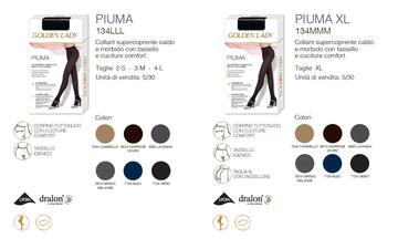 GOLD    50DTE- 134lll piuma collant  2-3-4 - Fratelli Parenti
